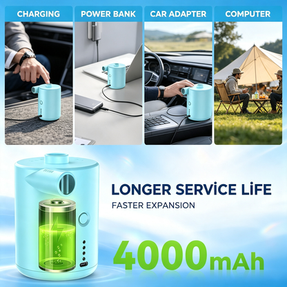 Portable Rechargeable Electric Air Pump for Inflation and Deflation